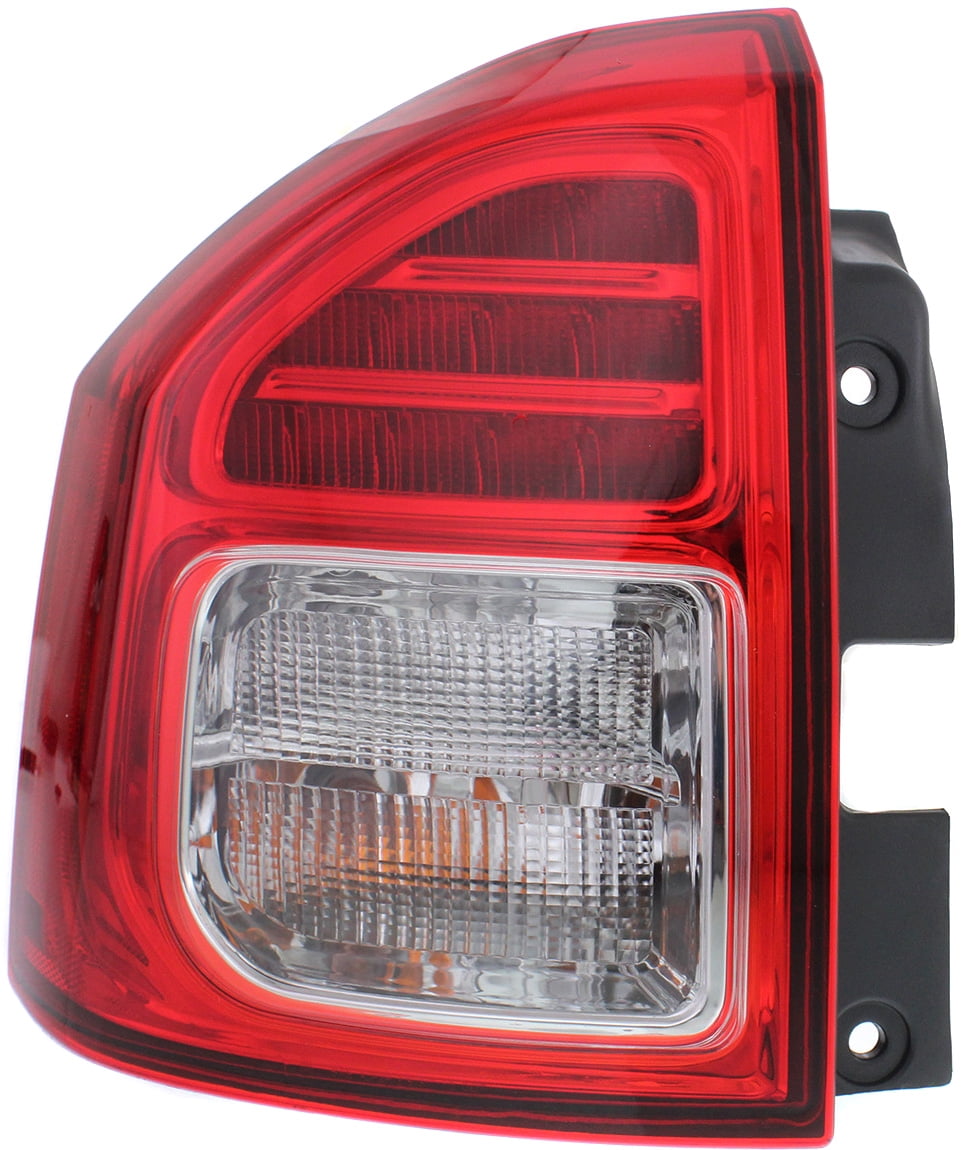 Tail Light Compatible With 2014-2017 Jeep Compass Left Driver With bulb(s)