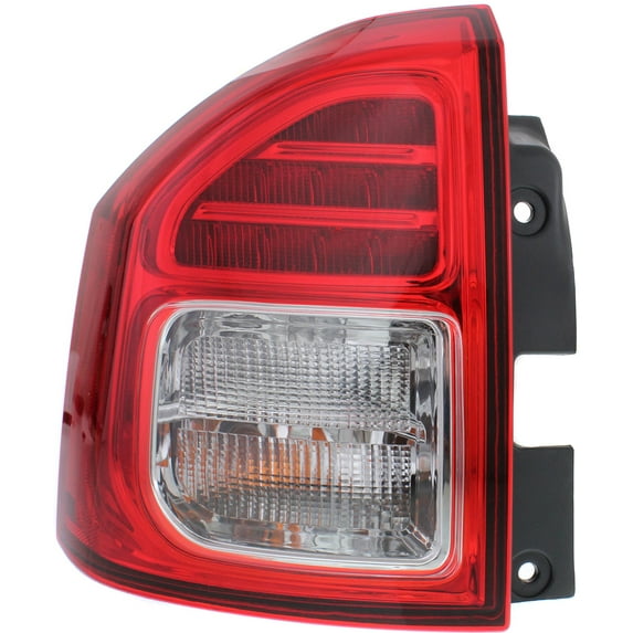 Tail Light Compatible With 2014-2017 Jeep Compass Left Driver With bulb(s)
