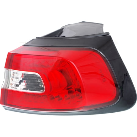 Tail Light Compatible With 2014-2018 Jeep Cherokee Right Passenger Side, Outer With bulb(s)