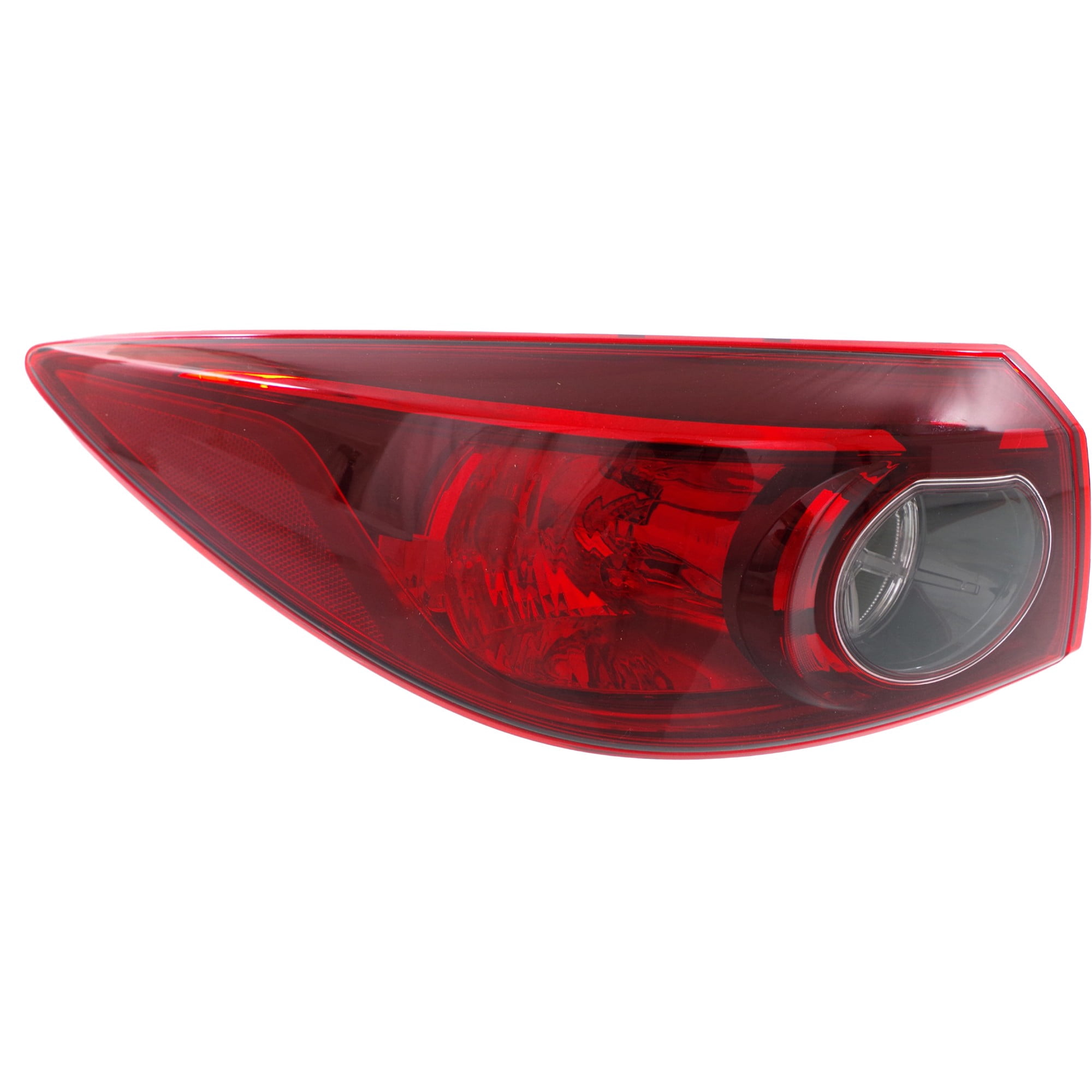 Tail Light Compatible With 2014-2018 Mazda 3 Left Driver Side, Outer With bulb(s)