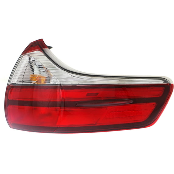 Tail Light Compatible With 2015-2019 Toyota Sienna Right Passenger Side, Outer With bulb(s) CAPA Certified