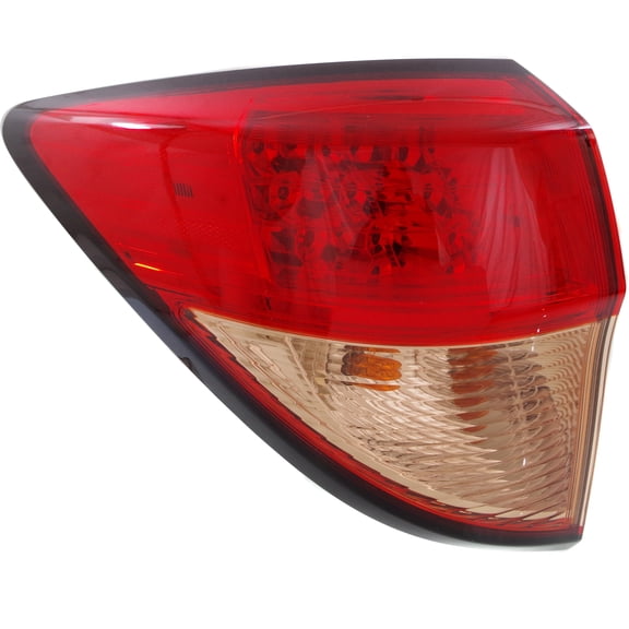 Tail Light Compatible With 2016-2018 Honda HR-V Left Driver Side, Outer With bulb(s)