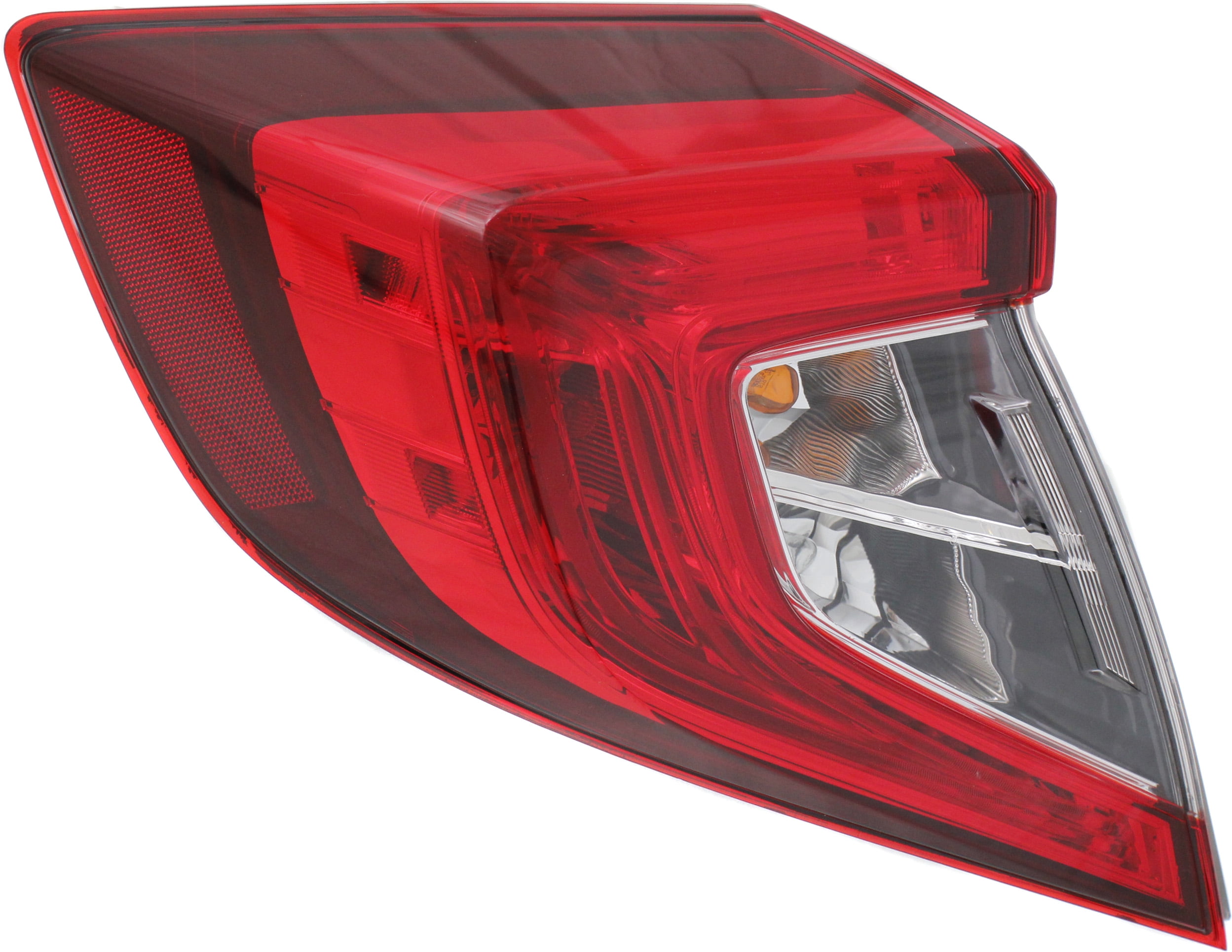 Tail Light Compatible With 2016-2021 Honda Civic Left Driver Side, Outer With bulb(s)