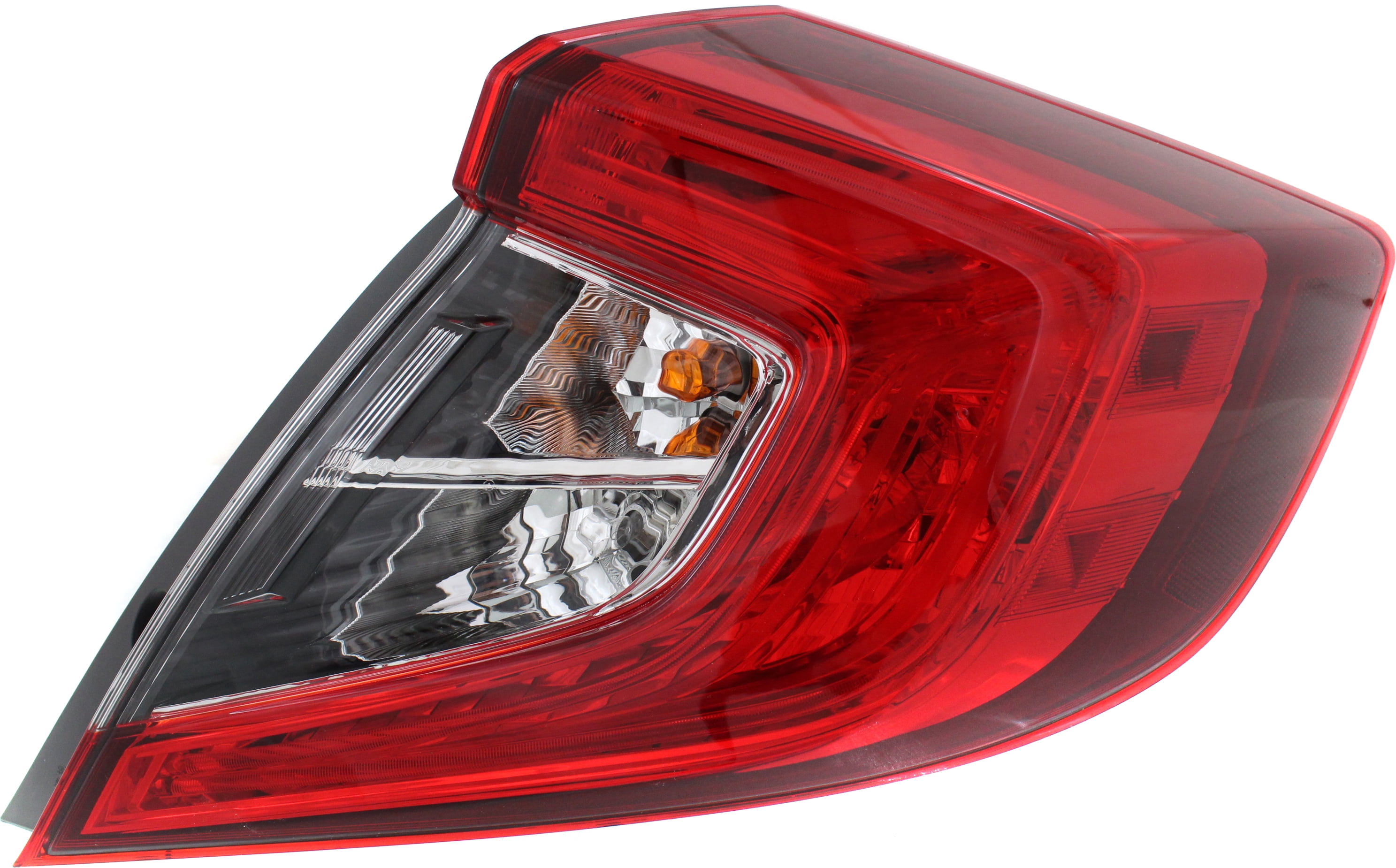 Tail Light Compatible With 2016-2021 Honda Civic Right Passenger Side, Outer With bulb(s) CAPA Certified