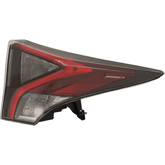 Tail Light Compatible With 2017-2018 Toyota Prius Right Passenger Side, Outer With bulb(s)