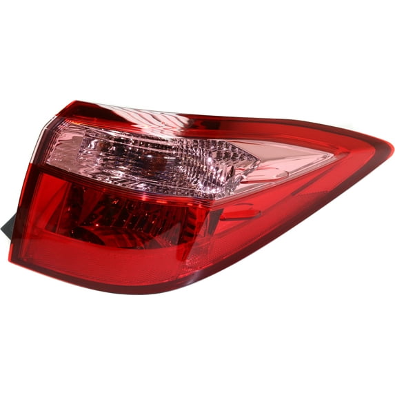 Tail Light Compatible With 2017-2019 Toyota Corolla Right Passenger Side, Outer With bulb(s)