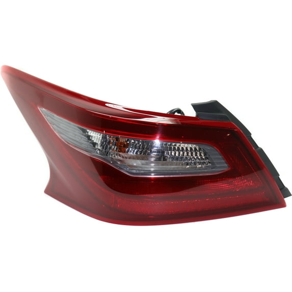 Tail Light Compatible With 2018 Nissan Altima Left Driver Side, Outer With bulb(s) CAPA Certified