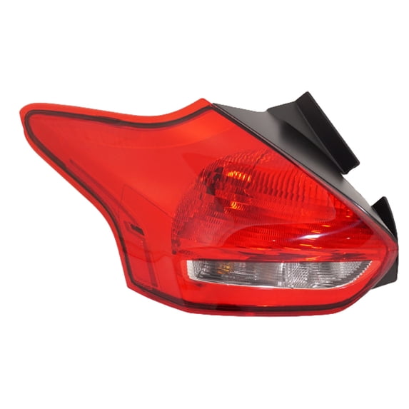 Tail Light Compatible with 2015-2018 Ford Focus Left Driver With bulb(s) CAPA Certified