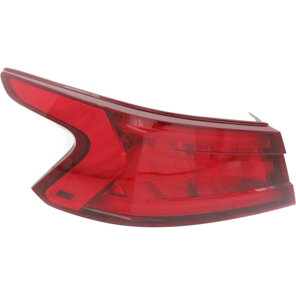 Tail Light Compatible with 2016-2018 Nissan Maxima Left Driver Side, Outer With bulb(s)