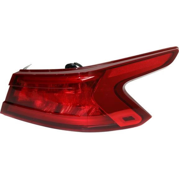 Tail Light Compatible with 2016-2018 Nissan Maxima Right Passenger Side, Outer With bulb(s)