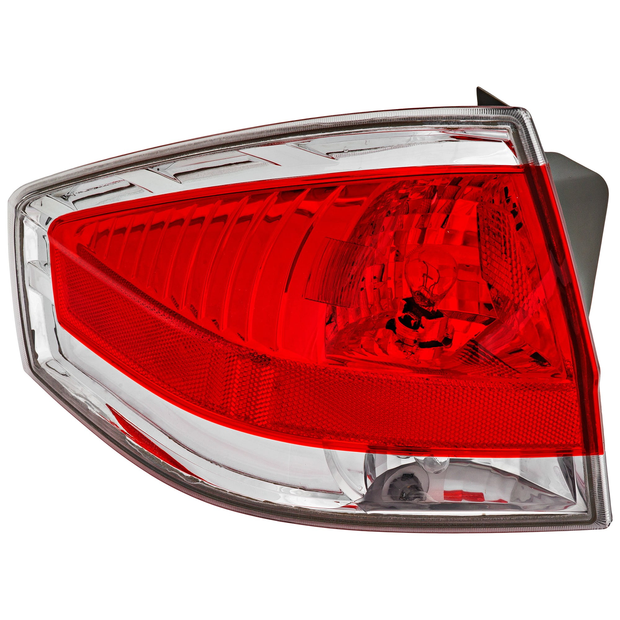 Tail Light Compatible with FORD FOCUS 09-11 LH Assembly w/Chrome Insert Sedan