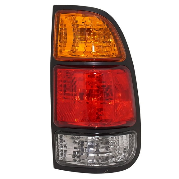 Tail Light Compatible with TOYOTA TUNDRA 2000-2006 RH Assembly Amber/Clear/Red Lens with Standard Bed Regular and Access Cab