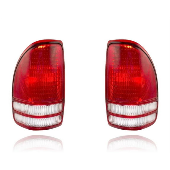 Tail Light - Cooling Direct Fit/For 97-04 Dodge Dakota - Lens & Housing, Both Pair, Left Driver Right Passenger Hand - 55055112, 55055113