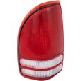 thumbnail interactive-video image 1 of Pair Clear Chrome Tail Lights – Dodge Dakota 1997-2004 Rear Brake Lamps Left+Right 1 of 3