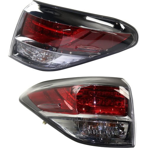 Tail Light For 2013-2015 Lexus RX350 Set of 2 LH and RH Outer Canada BuiltCAPA