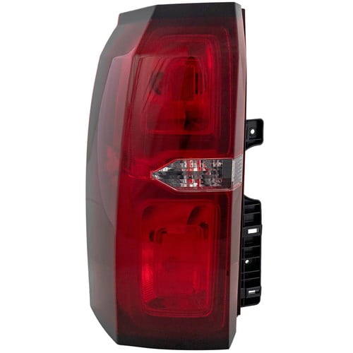 Tail Light For 2015-2017 Chevrolet Tahoe LS LH w/ Bulb Clear & Red Lens