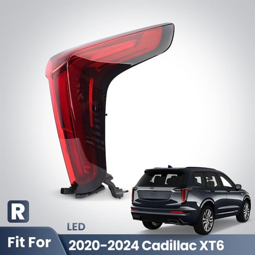 Tail Light For 2020-2024 Cadillac XT6 LED Lamp Outer Right Passenger Side W/Bulb