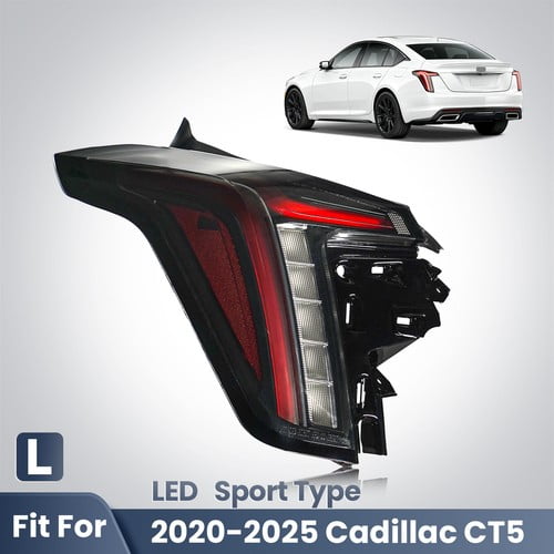 Tail Light For 2020-2025 Cadillac CT5 w/LED DRL Lamp Sport Type Left Driver Side