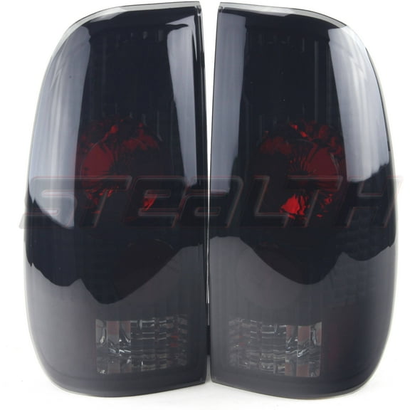 Tail Light For 97-03 Ford  F150 Black/Smoke Lens, Pair