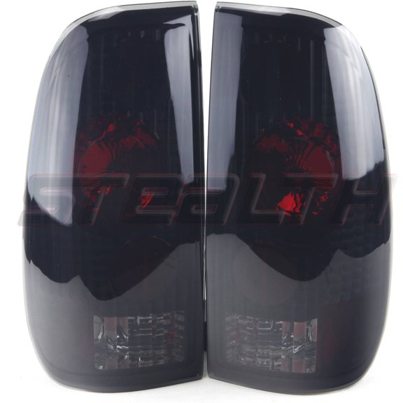 Tail Light For 99-07 Ford F350 Black/Smoke Lens, Pair