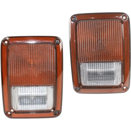 Tail Light For Jeep Wrangler Wrangler JK Set of 2 Driver and Passenger Side