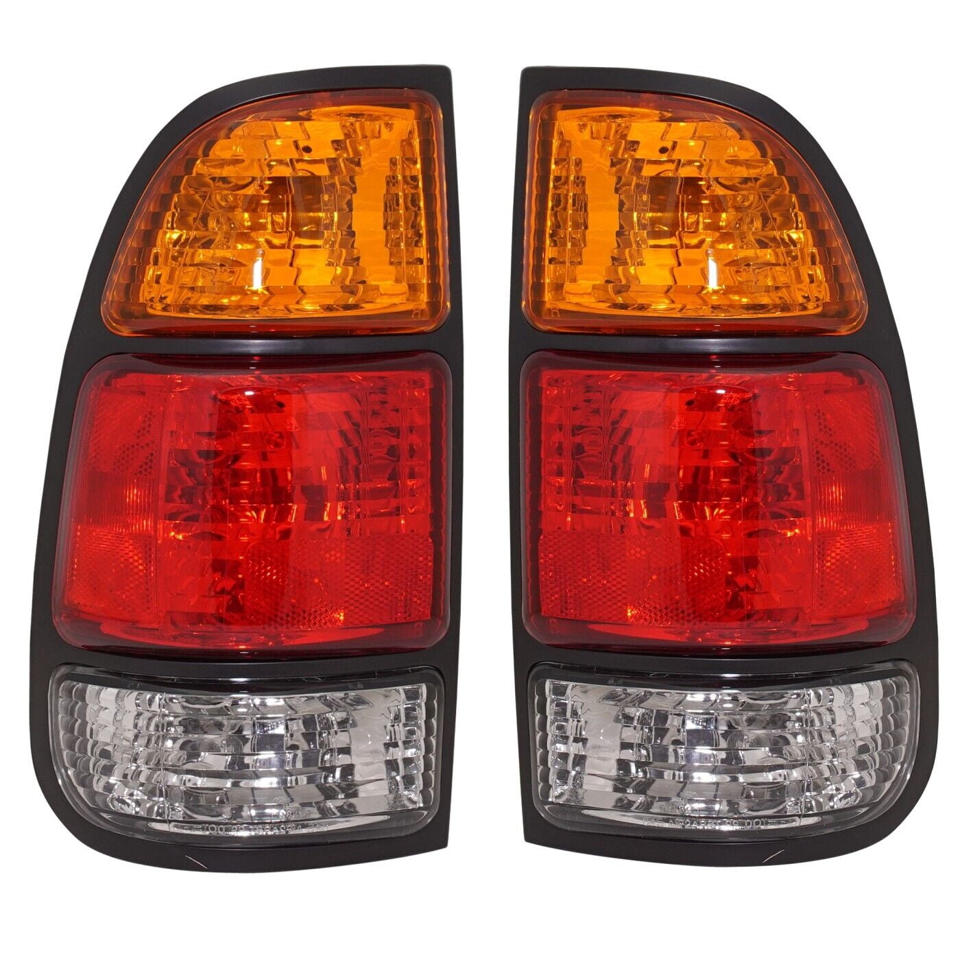 Duolctrams LED Tail Light Rear Lamp Assembly (3-PIN, On And Off Turn Signal, Non Sequential