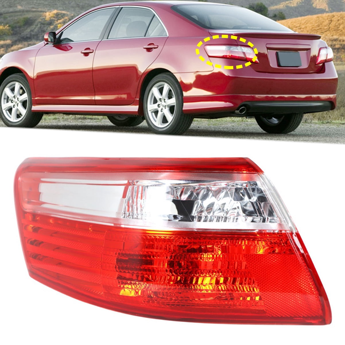 Tail Light for Toyota Camry 2007-2009, Right (Passenger) Side