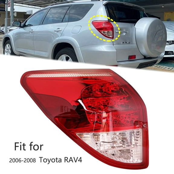 Tail Light Lamp Housing Assembly (Rear Left Driver Side) Fit for Toyota RAV4 2006-2008