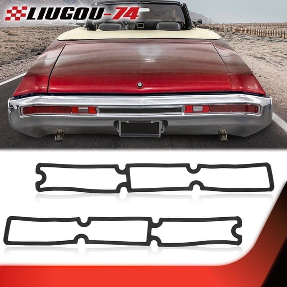 Tail Light Lens Washer Black fit for 1970 1971 Buick Skylark, GS, GSX-