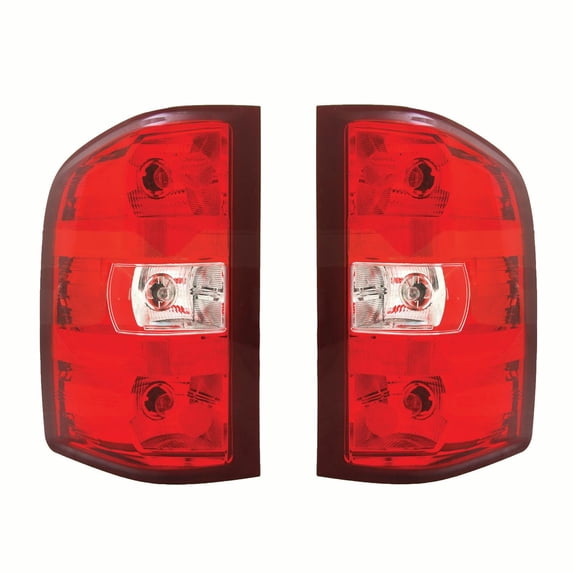 Tail Light Pair Fits GMC Sierra 2500 3500 Hd Sle Slt Dual Rear 2011 Gm2801249