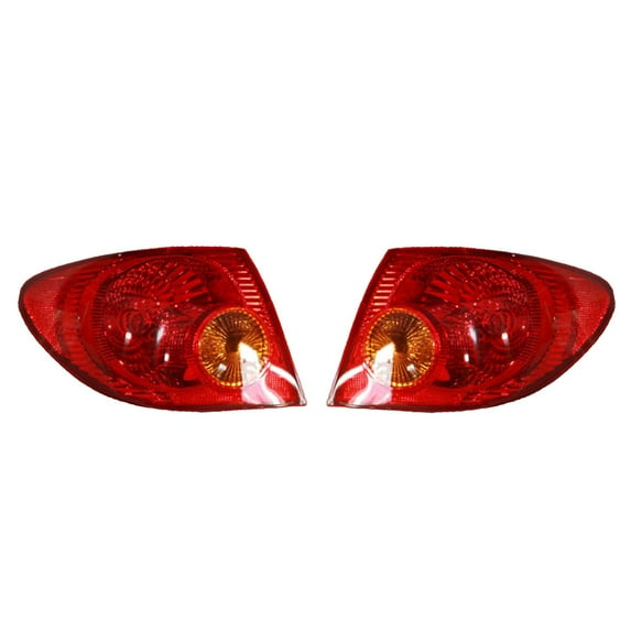 Tail Light Pair Fits Toyota Corolla 2003-04 8156002200 81550-02200 8155002200