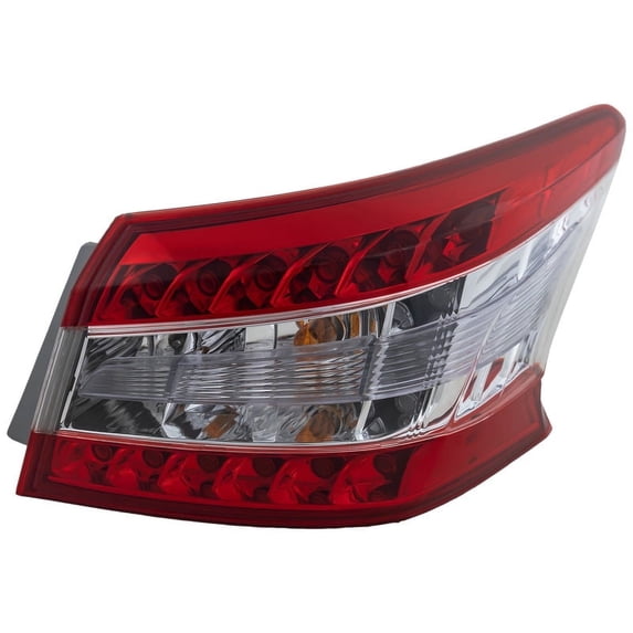 Tail Light Passenger Side Outer For 2013-2015 Nissan Sentra