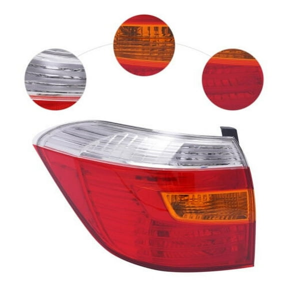 Tail Light Rear Brake Lamp Halogen Left For Toyota Highlander 2008 2009 2010 LH