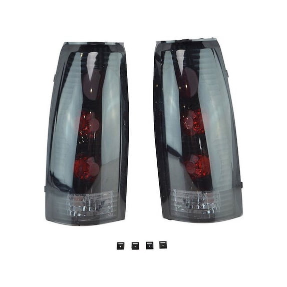Tail Light Set 2 Piece - Compatible with 1999 - 2000 Cadillac Escalade