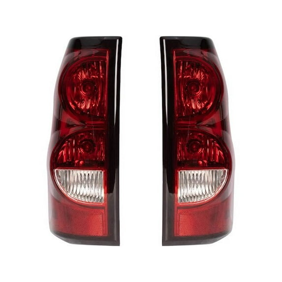 Tail Light Set 2 Piece - Compatible with 2004 Chevy Silverado 2500