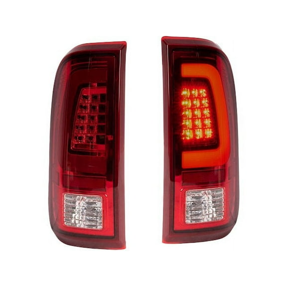 Tail Light Set 2 Piece - Compatible with 2008 - 2016 Ford F-250 Super Duty 2009 2010 2011 2012 2013 2014 2015