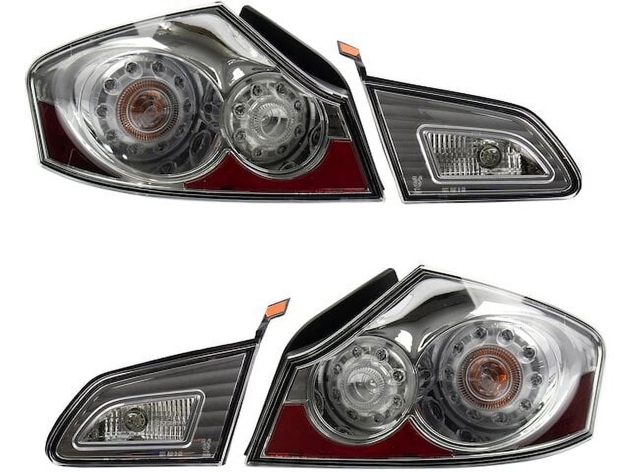 Tail Light Set 2 Piece - Compatible with 2009 - 2013 INFINITI G37 Sedan 2010 2011 2012