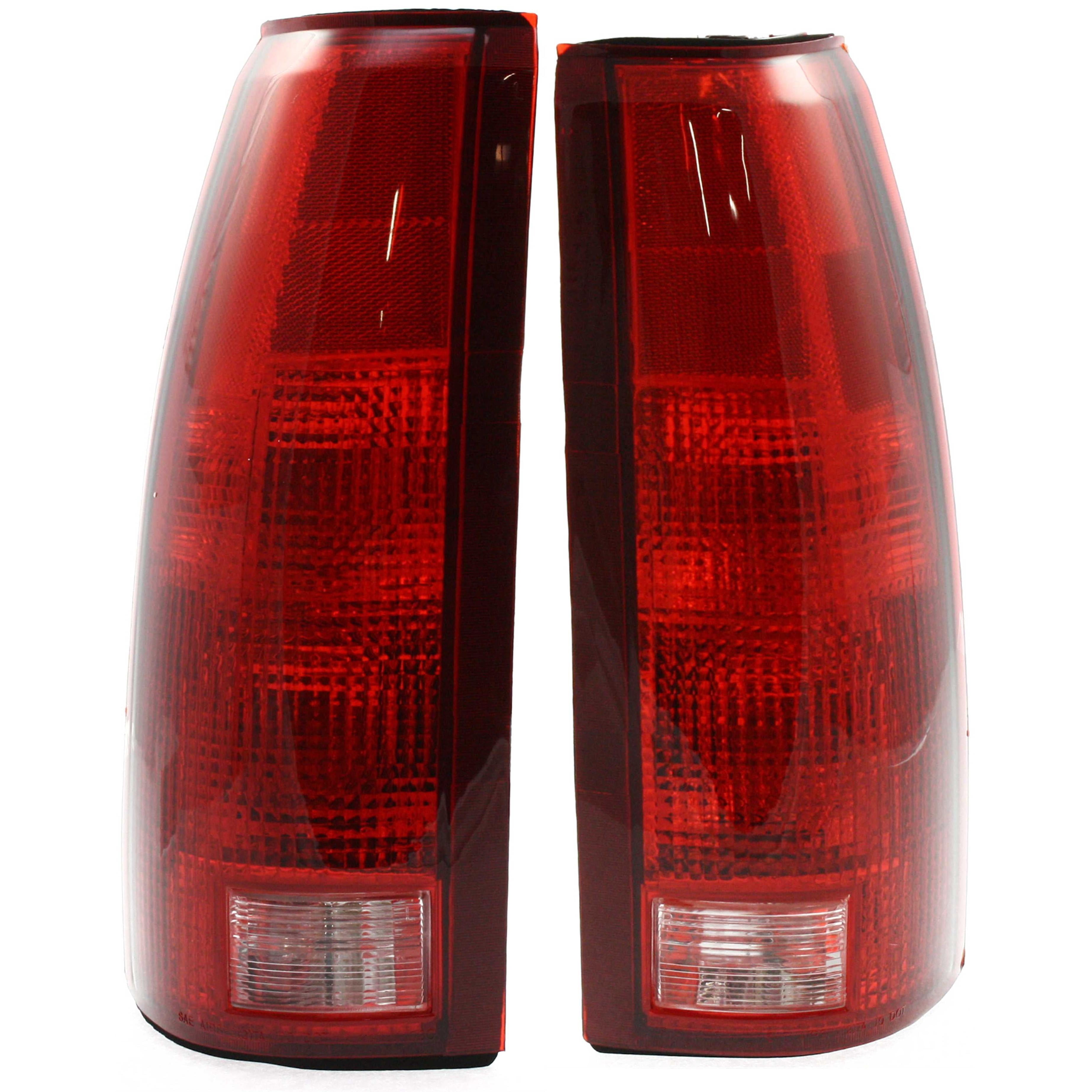 Tail Light Set Compatible With 1988-2000 Chevrolet C2500 1999-2000 Cadillac Escalade with bulb(s)