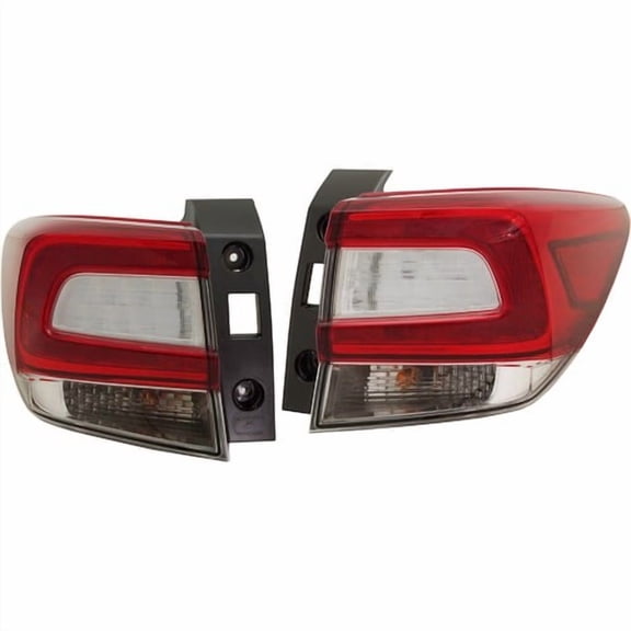 Tail Light Set For 17-19 Subaru Impreza Hatchback 18-19 Crosstrek LH RH Outer