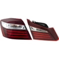 thumbnail image 1 of Tail Light Set For 2016-2017 Honda Accord LH Inner Outer Clear/Red/LED CAPA, 1 of 3