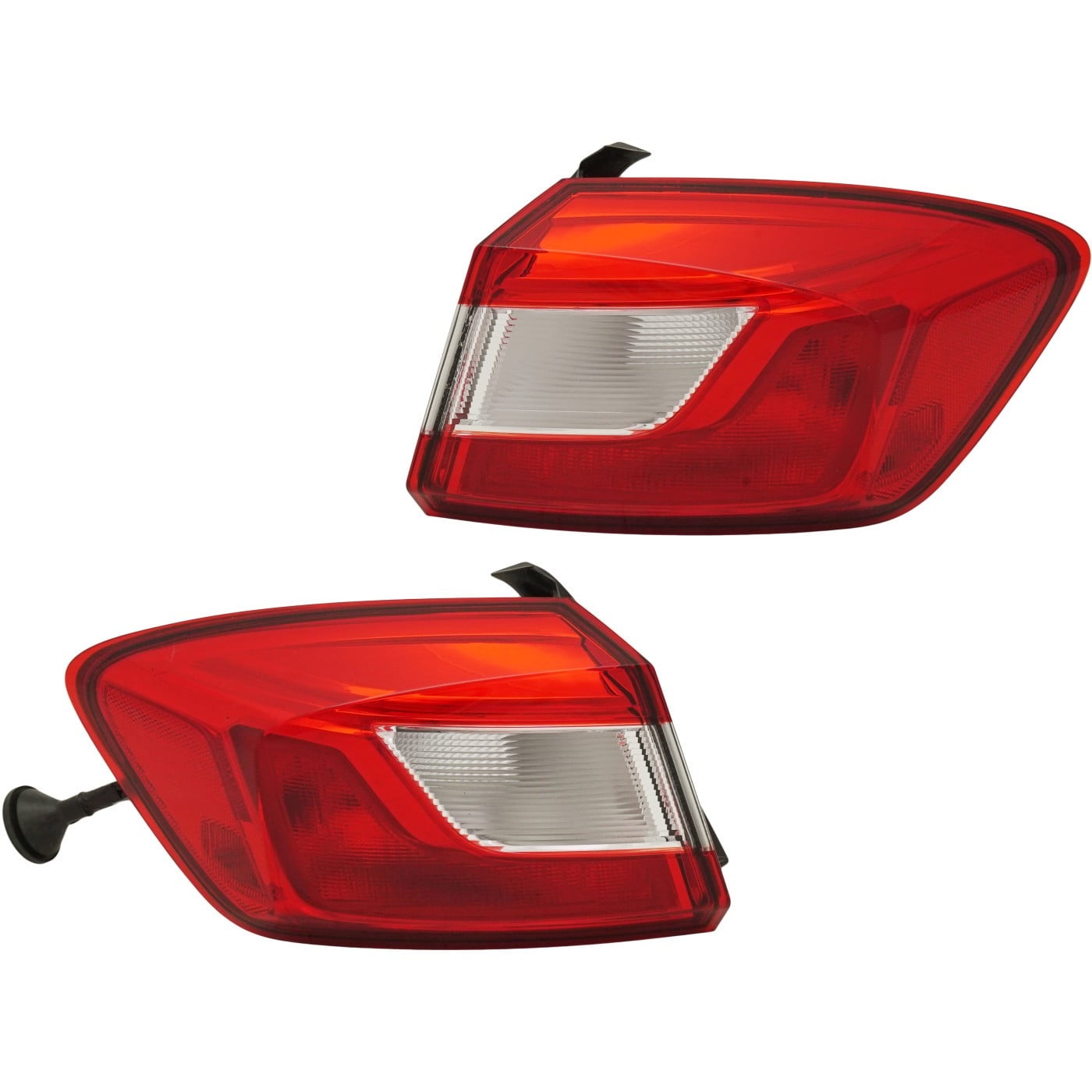Feux Arrière LED Pour Toyota Highlander 2020-2021 - Jeu Gauche/droite Extérieurs Clairs/rouges, Marque Evan-Fischer