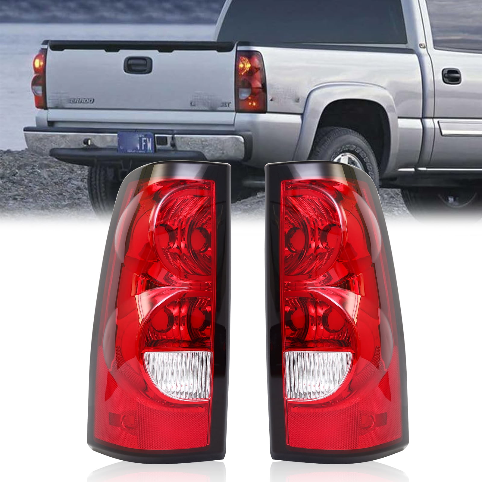 Tail Lights For 2003 2006 Chevy Silverado 1500 2500 3500 HD Rear Brake Lamps L R Walmart