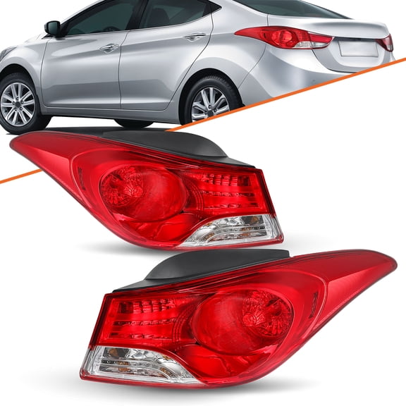 Tail Lights For 2011-2013 Hyundai Elantra Left Right Outer Halogen LEFT&RIGHT