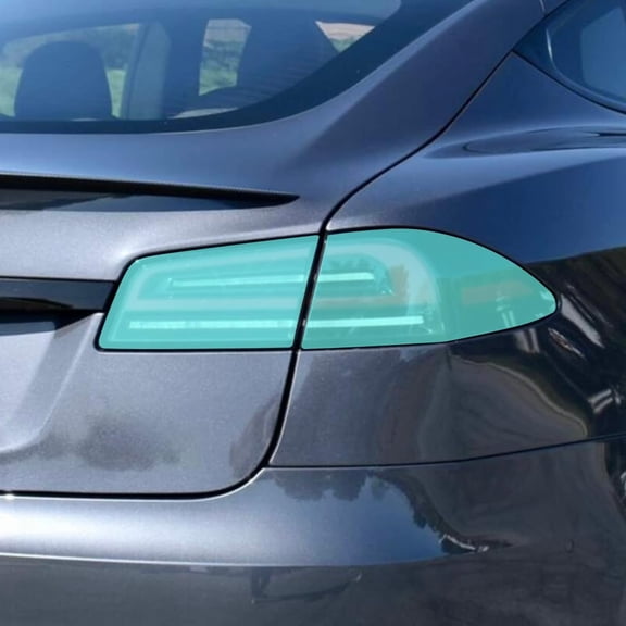 Tail Lights Smoke Tint PPF for Tesla Model S Smokey Taillamp Cover - Durable 8mil Paint Protection Film Guard, Tesla Model S Accessories (Clear (8mil), 2022-2025)