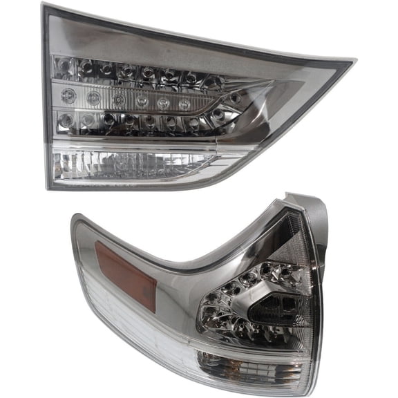 Tail Lights Taillights Taillamps Brakelights Set of 2 Driver Left Side Hand Pair