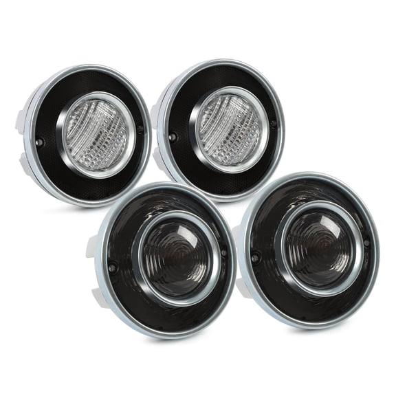 Tail Lights and Backup Lights Lamps Set For Chevrolet Corvette C3 1975-1979 4pcs