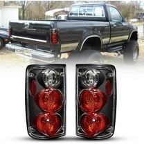 Tail Lights for 1989-1995 Toyota Pickup Tail Lamps LED Rear Lights Rear Lamps Assembly Replacement,Matte Black Clear Lens