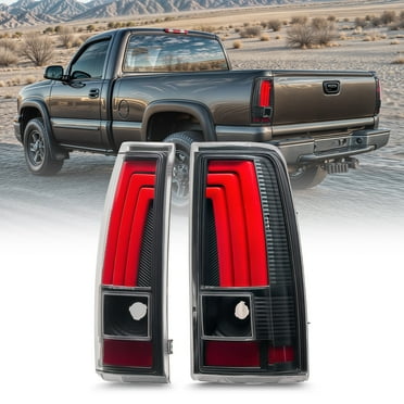 For 2004-2006 GMC Sierra 1500 2500 3500 Truck Tail Light Pair Rear Lamp LH+RH - Foto 11