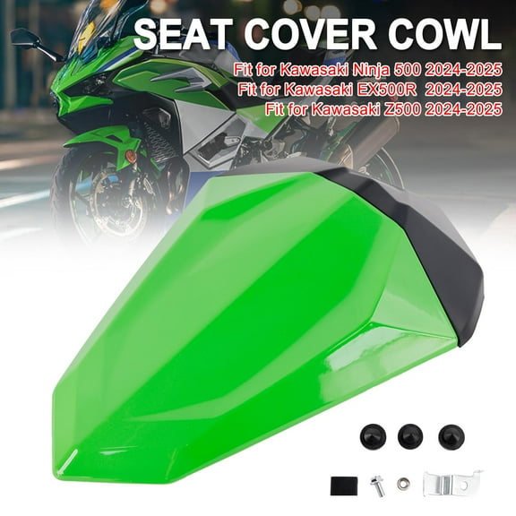 Tail Rear Seat Fairing Cowl for Kawasaki Ninja 500 EX500R Z500 24-25 Green