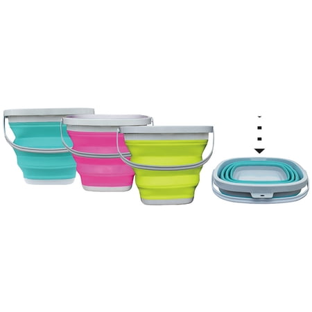 Tail Tamer Collapsible Bucket, Assorted